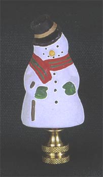 Snowman - hand painted, 3 1/2