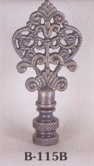 Brass Lace Crest Bronzed
