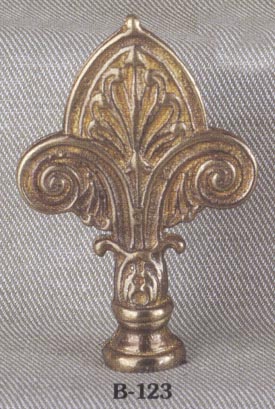 Gothic Fleur de Lis Finial Lamp Finial