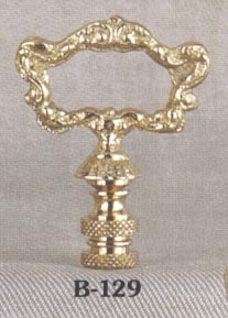 Brass Loop Finial
