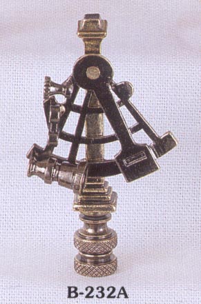 Sextant Antique Finish Finial