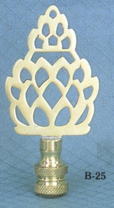 Brass Pineapple Silhouette
