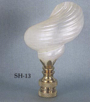 Silver Mouth Shell Finial