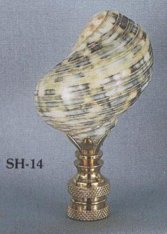 Sea Foam - Turbo Shell Finial