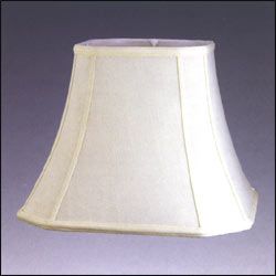 Square Cut Corner Silk Shantung Lampshade with fabric lining (BR-00111) <font color = red> Best Sell