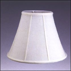 Silk Empire Lamp Shade  with Fabric Lining