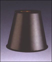 Black Parchment Empire Chandelier Lampshade with Gold Lining (BR-002047-CH)