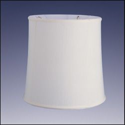 Plain Drum Silk Lampshade (BR-00118)