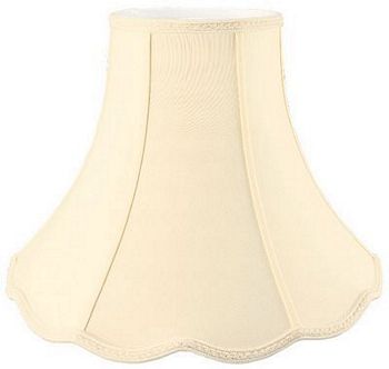 Bell Scallop Bottom Shantung Lampshade