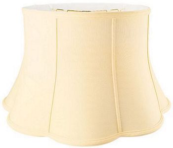 Bell Out Scallop Bottom Floor Lamp Shade