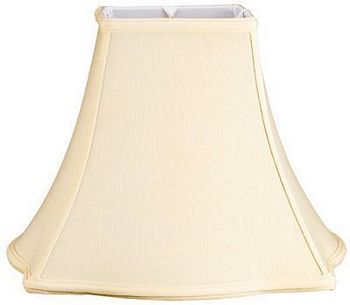 Fancy Square Shantung Lampshade with Piping