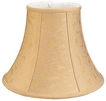 Bell Patterned Satin with Piping Lampshade