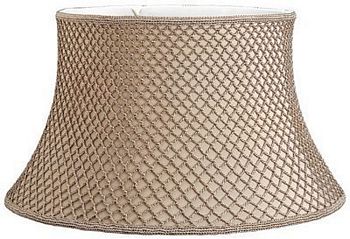 Bell Floor Lamp Shade with Hand Made Crochet