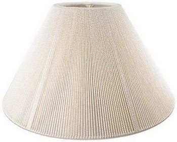 Coolie Silk Cord String Shade with Hand Sewn Soft Lining