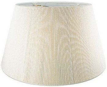 Silk Cord Floor Lamp Shade with Hand Sewn Soft Lining