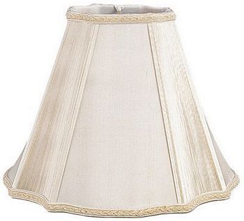 Fancy Square Pure Silk Shade with Silk String on Inverted Corners