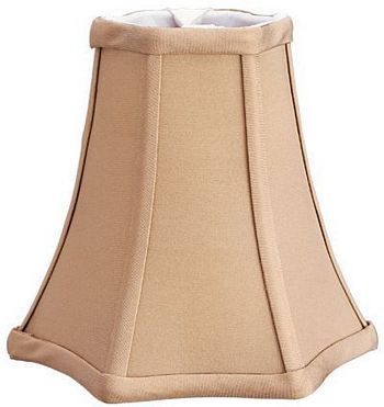 Bell Star Pure Pongee Silk Shade with Piping