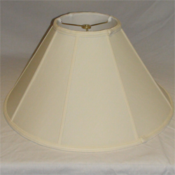 Coolie Silk Shantung Lampshade with Fabric Lining