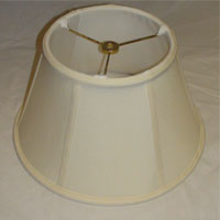 Silk Shantung Swing Arm shade with Piping