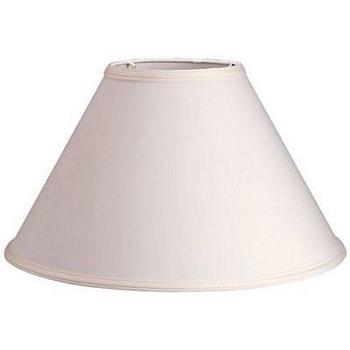 Coolie Homespun Linen Lamp Shade with White Hardback Lining