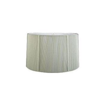 Shallow Drum Silk String Shade with Hand Sewn Soft Lining 