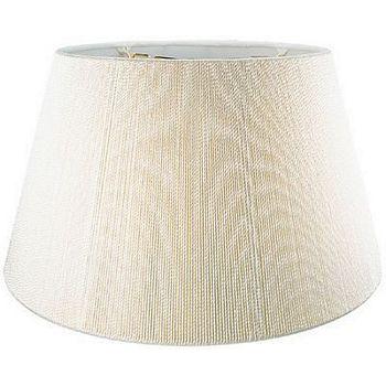 Silk Cord Floor Lamp Shade with Hand Sewn Soft Lining