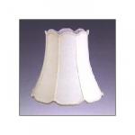 V Notch Silk Shantung Lampshade with Fabric Lining