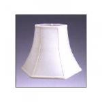 Hexagon Bell Silk Shantung Lampshade with Fabric Lining
