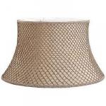 Bell Floor Lamp Shade with Hand Made Crochet