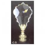 Crystal Gothic Cross Lamp Finial
