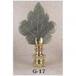 Jade Leaf Lamp Finial