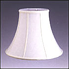 Bell Silk Shantung Lampshade with fabric lining