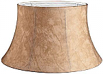 Faux Leather Floor Lampshade with White Lining