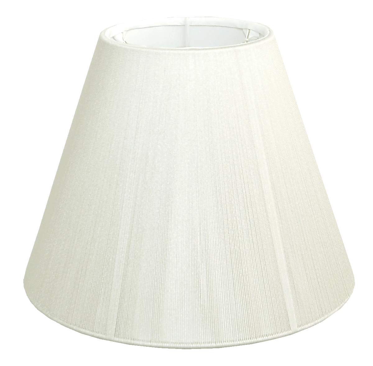 Empire Silk String Lampshade with Hand sewn Lining