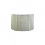 Shallow Drum Silk String Shade with Hand Sewn Soft Lining 