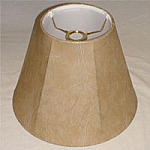 Faux Leather Uno Shade with white lining